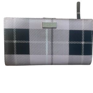 EUC Kate Spade Plaid Wallet